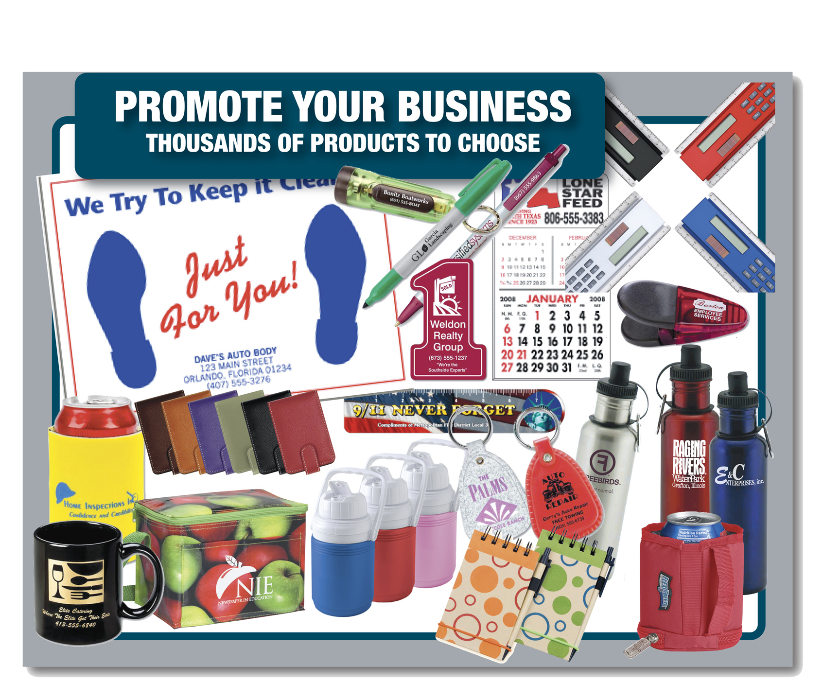 Promo Products Collage  Promotional items marketing